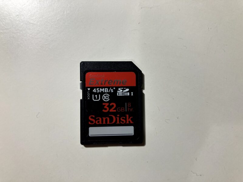 32GBのSDカード